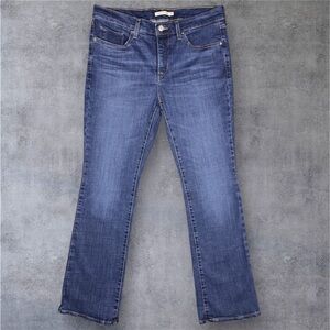 Woman’s Levi’s 315 Shaping Bootcut Jeans W32 L32 Blue Stretch Denim